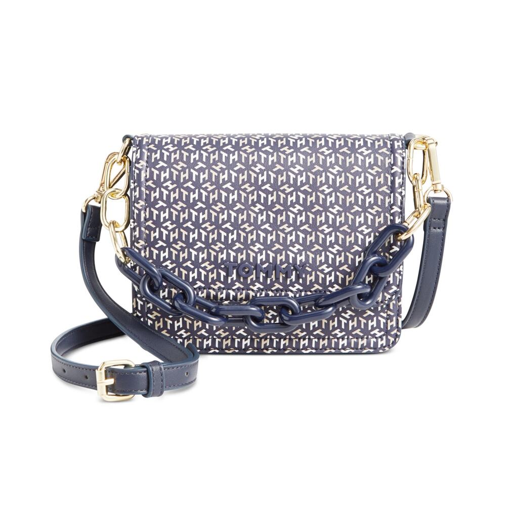 Tommy Hilfiger Elise Mini Crossbody Bag - Navy/clayed Pebble